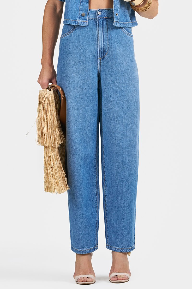Calça Jeans Barrel Julia Fem - Cjm5313 - 22